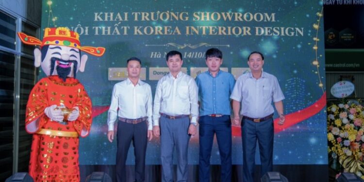 CÔNG TY CPTKTC NT KOREAN KHAI TRƯƠNG SHOWROOM NỘI THẤT KOREA INTEEIOR DESIGN