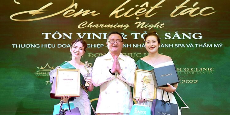 Viện IMRIC – Viện IRLPIE – Hội chủ Spa chuyên nghiệp tôn vinh các doanh nghiệp, doanh nhân xuất sắc ngành spa và thẩm mỹ