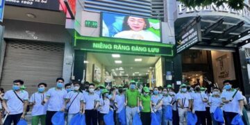 Bệnh viện Răng Hàm Mặt Sài Gòn (đơn vị thành viện Viện IMRIC – Viện IRLIE) ra quân nhặt rác góp phần bảo vệ môi trường