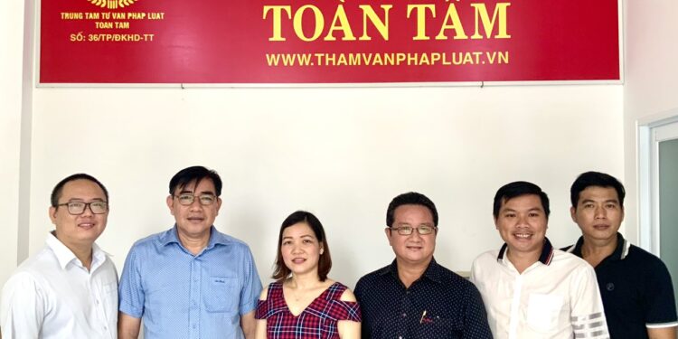 Trung tâm tư vấn pháp luật Toàn Tâm (TTLCC) tiếp, làm việc với công ty luật TNHH MTV Thuận Lý (Vũng Tàu)