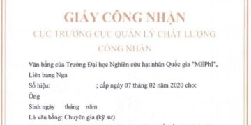 Không yêu cầu tất cả người có bằng nước ngoài đều phải làm thủ tục công nhận VB