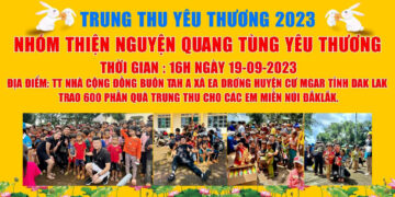 Ca sĩ Quang Tùng mang Tết Trung thu đến với trẻ em tỉnh Đắk Lắk