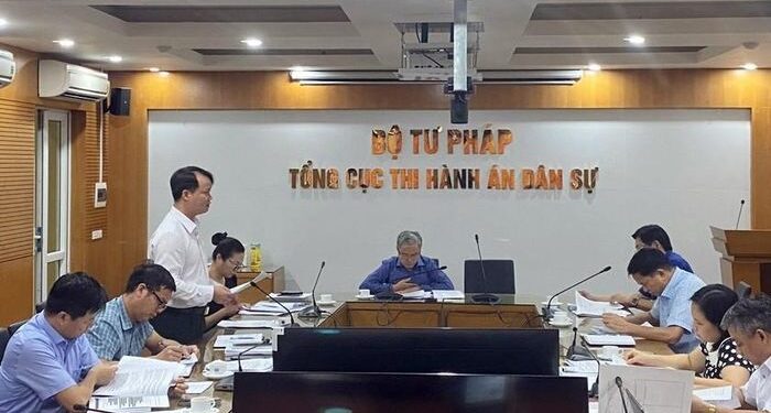 Khẩn trương hoàn thiện dự thảo hồ sơ đề nghị xây dựng Luật Thi hành án dân sự (sửa đổi)