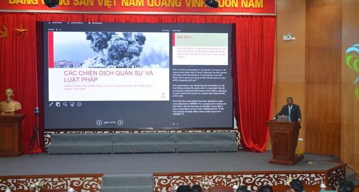 Huấn luyện Luật Nhân đạo quốc tế cho lực lượng gìn giữ hòa bình Việt Nam