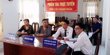 Đơn vị tiên phong trong công tác xét xử trực tuyến