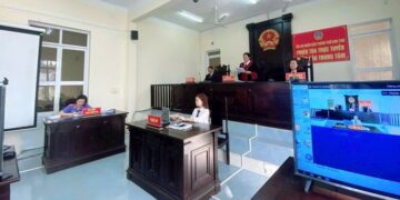 TAND TP Kon Tum tổ chức 6 phiên tòa xét xử trực tuyến