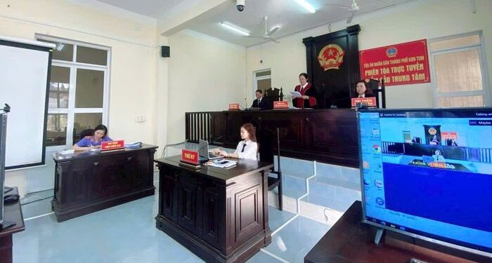 TAND TP Kon Tum tổ chức 6 phiên tòa xét xử trực tuyến