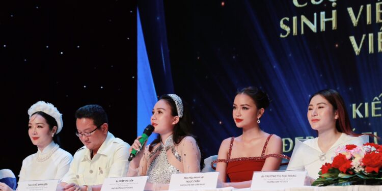 Bà Liên Trần – Phó CVP Viện IRLIE, Phó trưởng Ban tổ chức: Thông tin nhiều hoạt động ý nghĩa cuộc thi Hoa hậu Sinh viên Hoà bình Việt Nam 2024