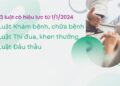03 luật mới có hiệu lực từ ngày 01/01/2024