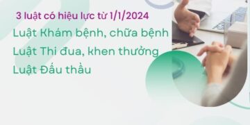 03 luật mới có hiệu lực từ ngày 01/01/2024