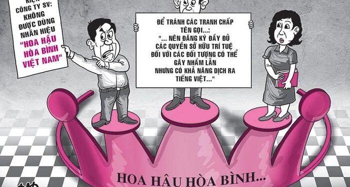 Bài học từ vụ tranh chấp tên gọi cuộc thi hoa hậu