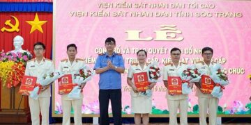 VKSND tỉnh Sóc Trăng trao quyết định bổ nhiệm các chức danh tư pháp