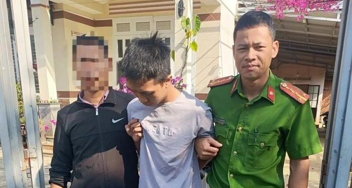 Công an Cư Kuin bắt 1 nam thanh niên trốn thi hành án phạt tù