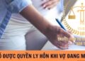 Chồng không được ly hôn khi người vợ đang có thai, không phân biệt có thai với ai