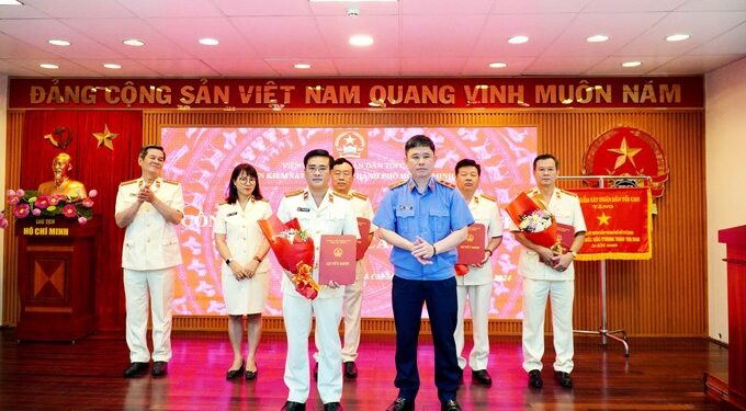 Bổ nhiệm nhiều nhân sự mới tại VKSND TPHCM