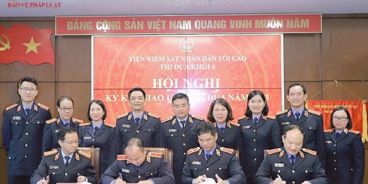 VKSND tối cao hướng dẫn tổ chức và hoạt động các cụm, khối thi đua năm 2024