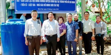 Viện IMRIC, Trung tâm TTLCC: Thắm đượm tình người hỗ trợ xây dựng nhà tình thương tại xã Tam Hiệp (huyện Bình Đại, tỉnh Bến Tre)