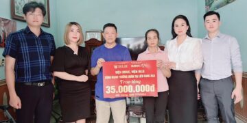 Viện IMRIC phối hợp Viện IRLIE, Tạp chí Nhiếp ảnh và Đời sống: Thăm, tặng quà cho hộ khó khăn Hoàng Thị Nhung (thôn Chùa, xã Tiên Dũng, huyện Yên Dũng, tỉnh Bắc Giang)