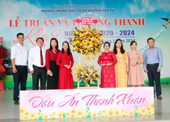 Trường trung học cơ sở Nguyễn Văn Tố tổ chức lễ “Tri ân và Trưởng thành” năm học 2023-2024