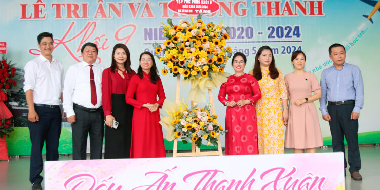 Trường trung học cơ sở Nguyễn Văn Tố tổ chức lễ “Tri ân và Trưởng thành” năm học 2023-2024