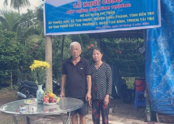 Viện IMRIC – Viện IRLIE phối hợp Tạp chí Nhiếp ảnh&Đời sống: Khởi công xây dựng nhà tình thương cho người nghèo huyện Châu Thành, tỉnh Bến Tre