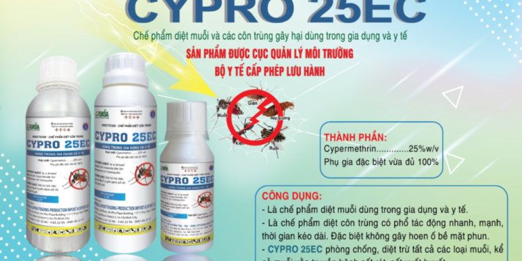 Công ty CPTM SX – XNK Otuksa Nhật Bản vừa cho ra mắt sản phẩm Chế phẩm diệt muỗi thế hệ mới CYPRO 25EC