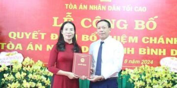 Bà Nguyễn Thị Tuyết Thanh giữ chức Chánh án TAND tỉnh Bình Dương