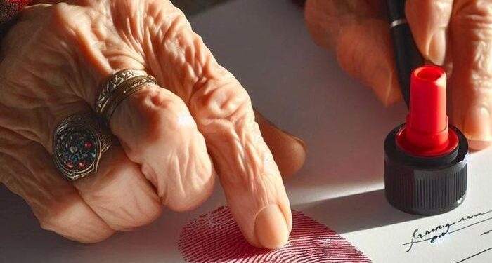 Cô bị tai biến, cháu đưa công chứng tới nhà lăn tay ‘chuyển nhượng đất’ của cô