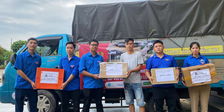 Tuổi trẻ VTV – Ngọn cờ tiên phong trong cứu trợ sau cơn bão số 3