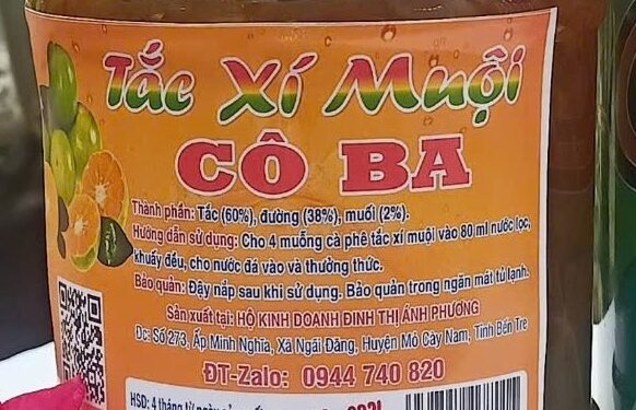 Về Bến Tre thưởng thức món tắc xí muội Cô Ba thơm ngon, giải nhiệt