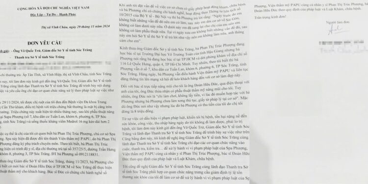 Sóc Trăng: Viện thẩm mỹ Papu hoạt động không phép gây nguy hiểm cho người dân