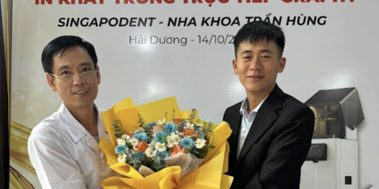 Singapodent ký kết chuyển giao công nghệ in 3D tại phòng khám Nha khoa Trần Hùng (Hải Dương)