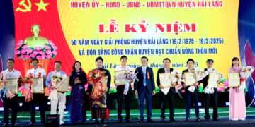 Quảng Trị: Lễ kỷ niệm 50 năm Ngày giải phóng huyện Hải Lăng và đón nhận Bằng công nhận huyện đạt chuẩn nông thôn mới