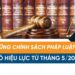 Chính sách pháp luật có hiệu lực từ tháng 5/2025