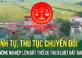 Trung tâm tư vấn pháp luật Toàn Tâm: Điều kiện chuyển đất nông nghiệp sang đất thổ cư – Xây nhà tạm trên đất nông nghiệp có được không?