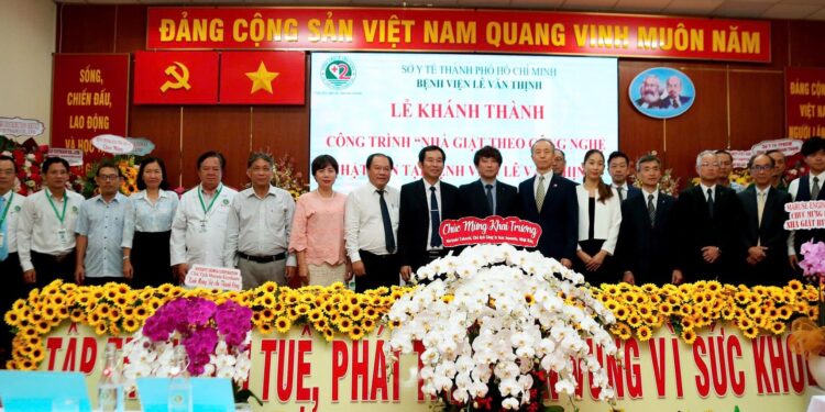 Bệnh viện Lê Văn Thịnh chính thức đưa vào vận hành nhà giặt công nghệ Nhật Bản