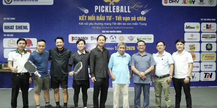Hiệp hội AVRCIPL – Trường Đại học Hùng Vương: Giải Pickleball “Kết nối đầu tư – Tết vạn sẻ chia” lần 1 năm 2026 – Quy tụ những tấm lòng vàng
