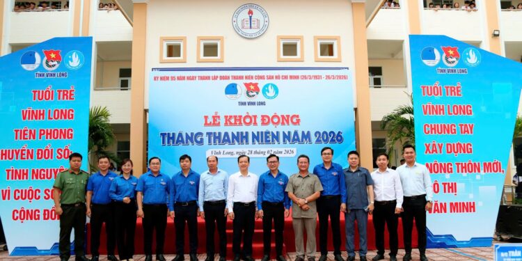 Tuổi trẻ Vĩnh Long thực hiện tháng Thanh niên 2026: Tiên phong chuyển đổi số, lan tỏa nghĩa tình và khát vọng cống hiến