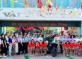 Trạm CSGT Đa Phước phối hợp với công an xã Nhà Bè tổ chức tuyên truyền an toàn giao thông cho 89 giáo viên mầm non, 210  trẻ em tại xã Nhà Bè