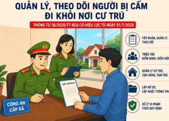 Từ 1-7: Chính thức áp dụng quy định mới nhất của Bộ Công an về quản lý người bị cấm đi khỏi nơi cư trú 