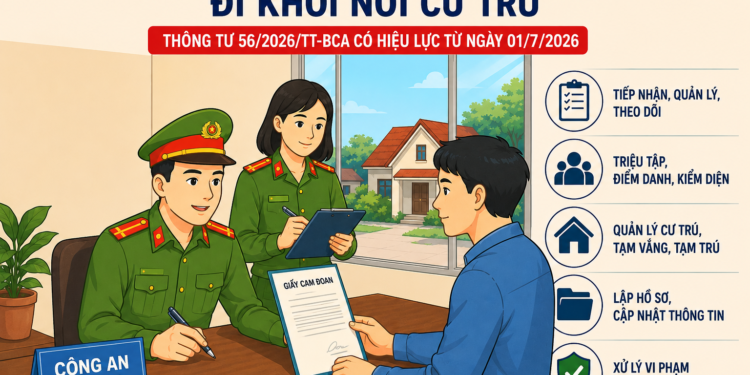 Từ 1-7: Chính thức áp dụng quy định mới nhất của Bộ Công an về quản lý người bị cấm đi khỏi nơi cư trú